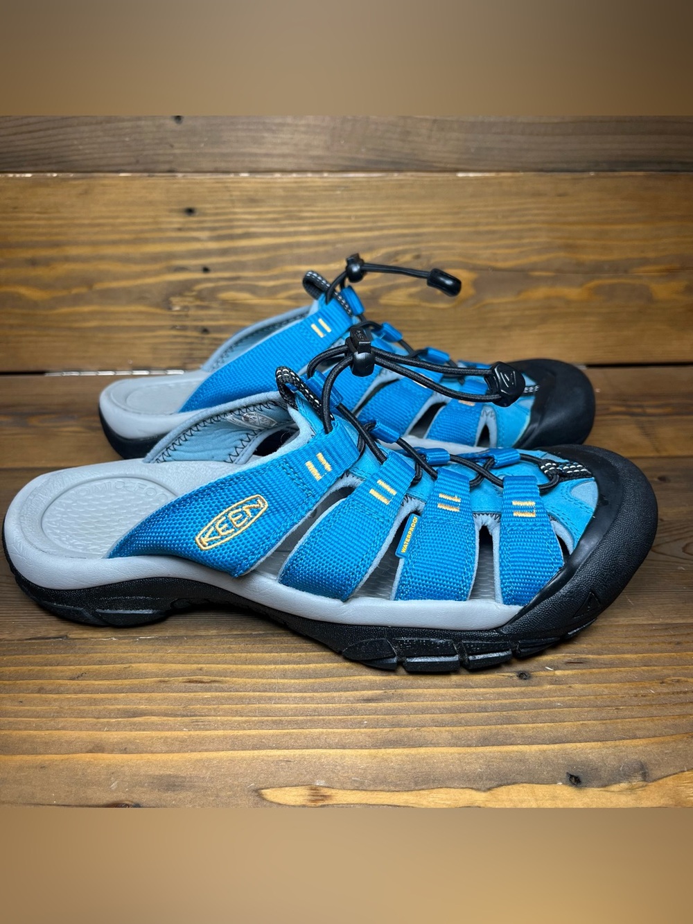 Keen Newport Slide Sport Waterproof Sandal Turquoise Women size 9.5